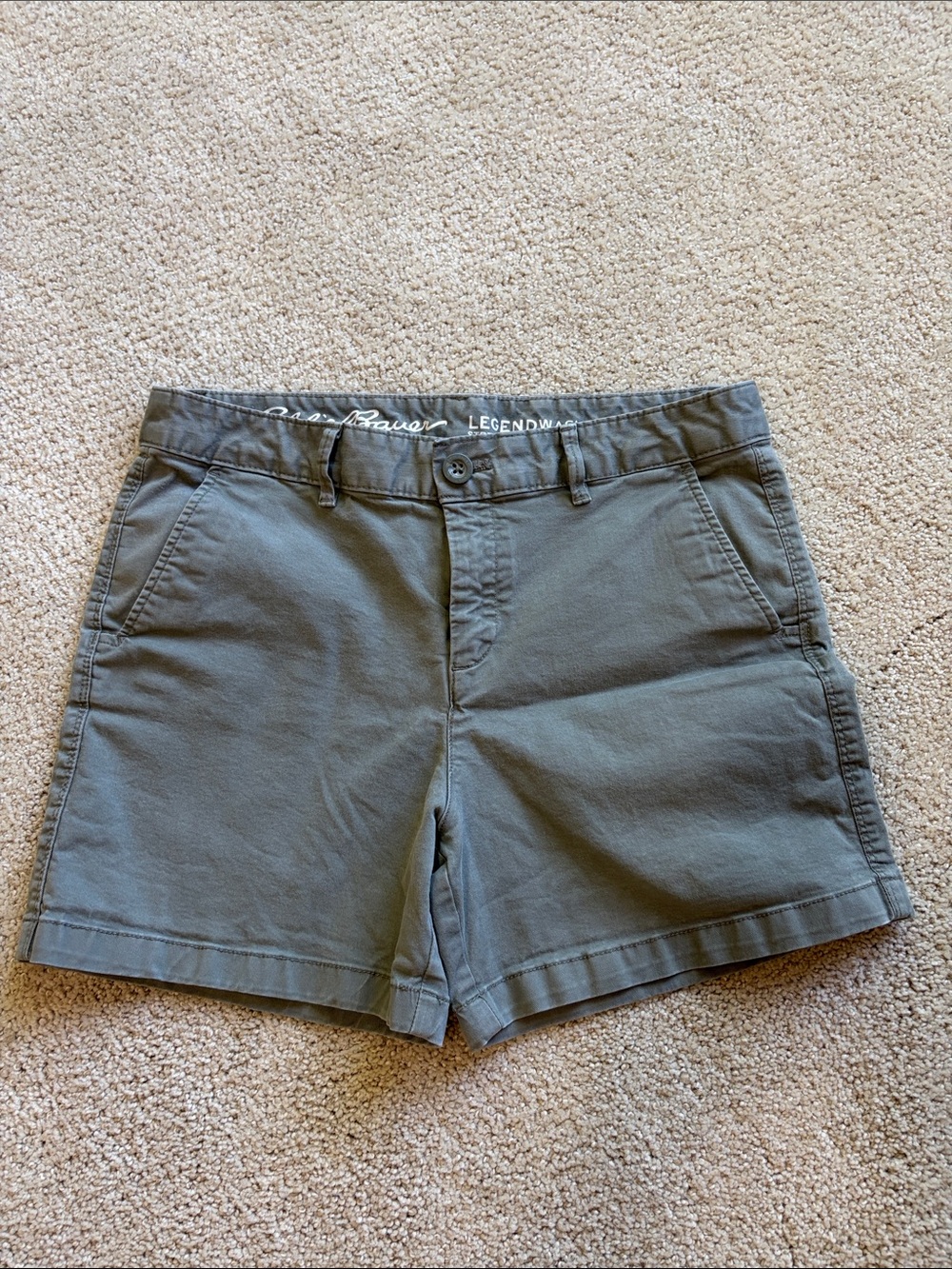 Eddie Bauer Olive Green Women's Casual Shorts